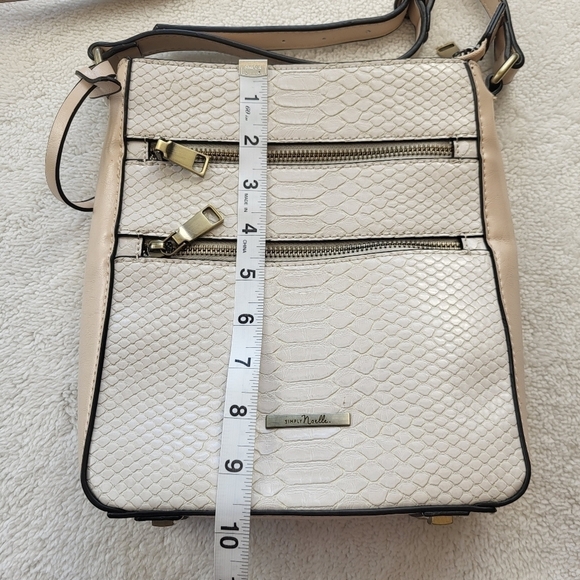Simply Noelle Crossbody Purse White and Blush Pink - Picture 6 of 10